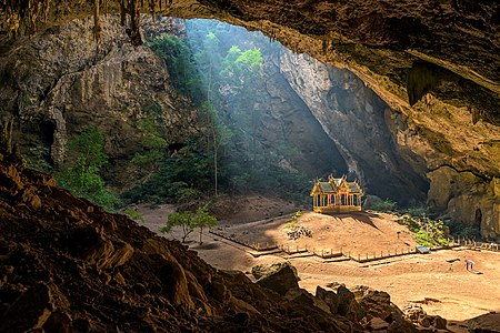 Royal pavilion in Phraya Nakhon Cave in Prachuap Khiri Khan province, by BerryJ